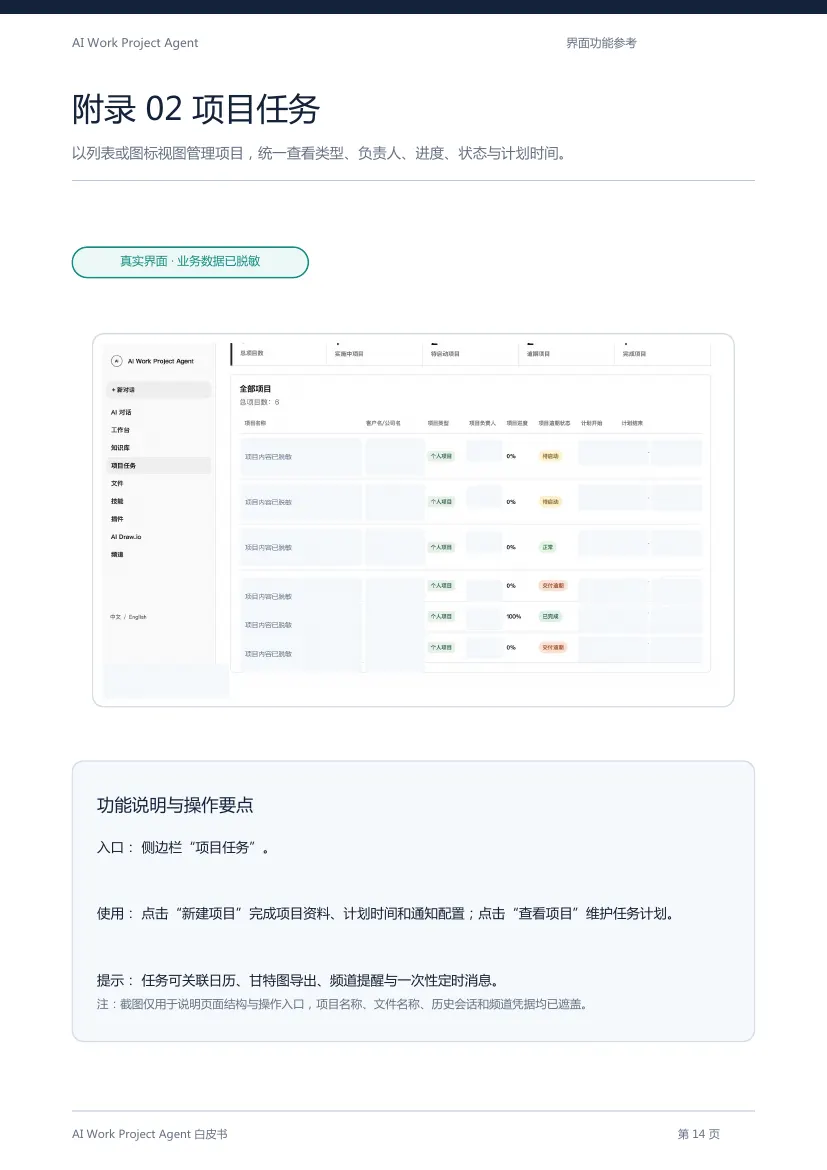 AI Work Project Agent 白皮书第 15 页